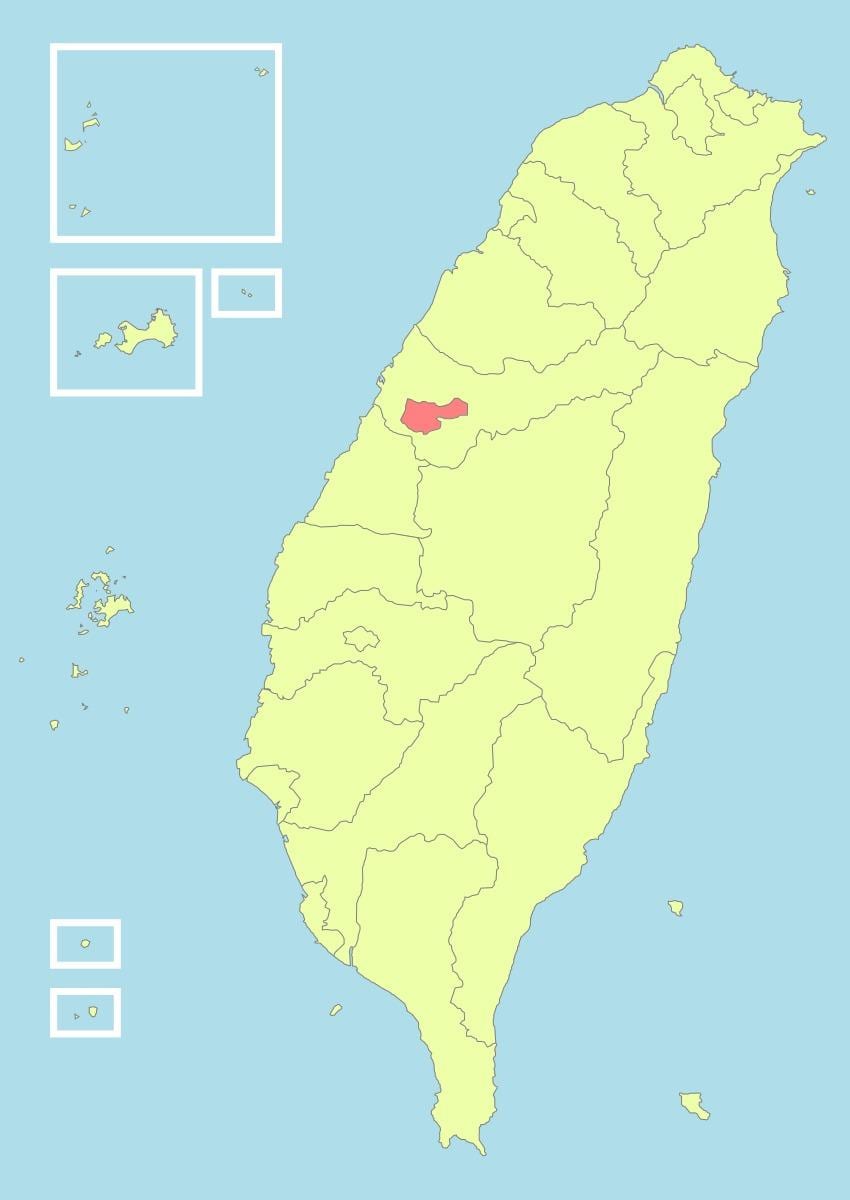 Mapa tchaj-čung, Tchaj-wan
