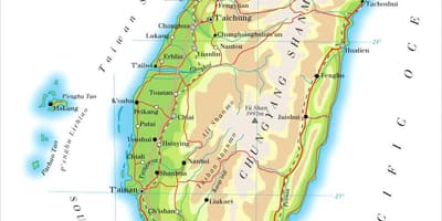 Mapa hsinchu Tchaj-wan