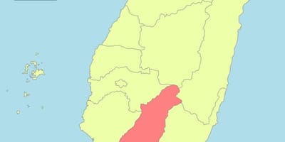 Mapa kao-siung Tchaj-wan