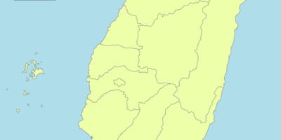 Tchaj-wan taoyuan mapě