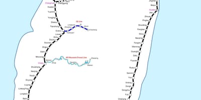 Mapa Tchaj-wan lrt