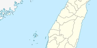Mapa Tchaj-wan vektor