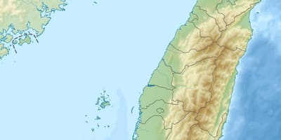 Mapa Tchaj-wan ostrov